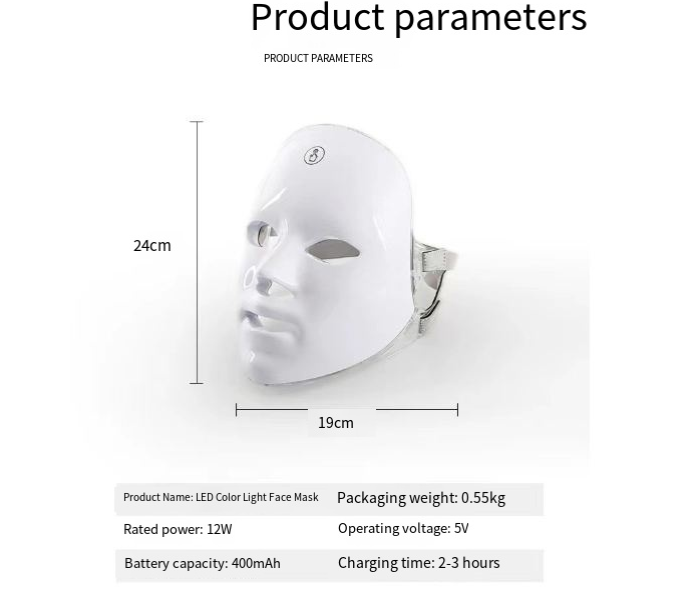 Masque Led pour visage
